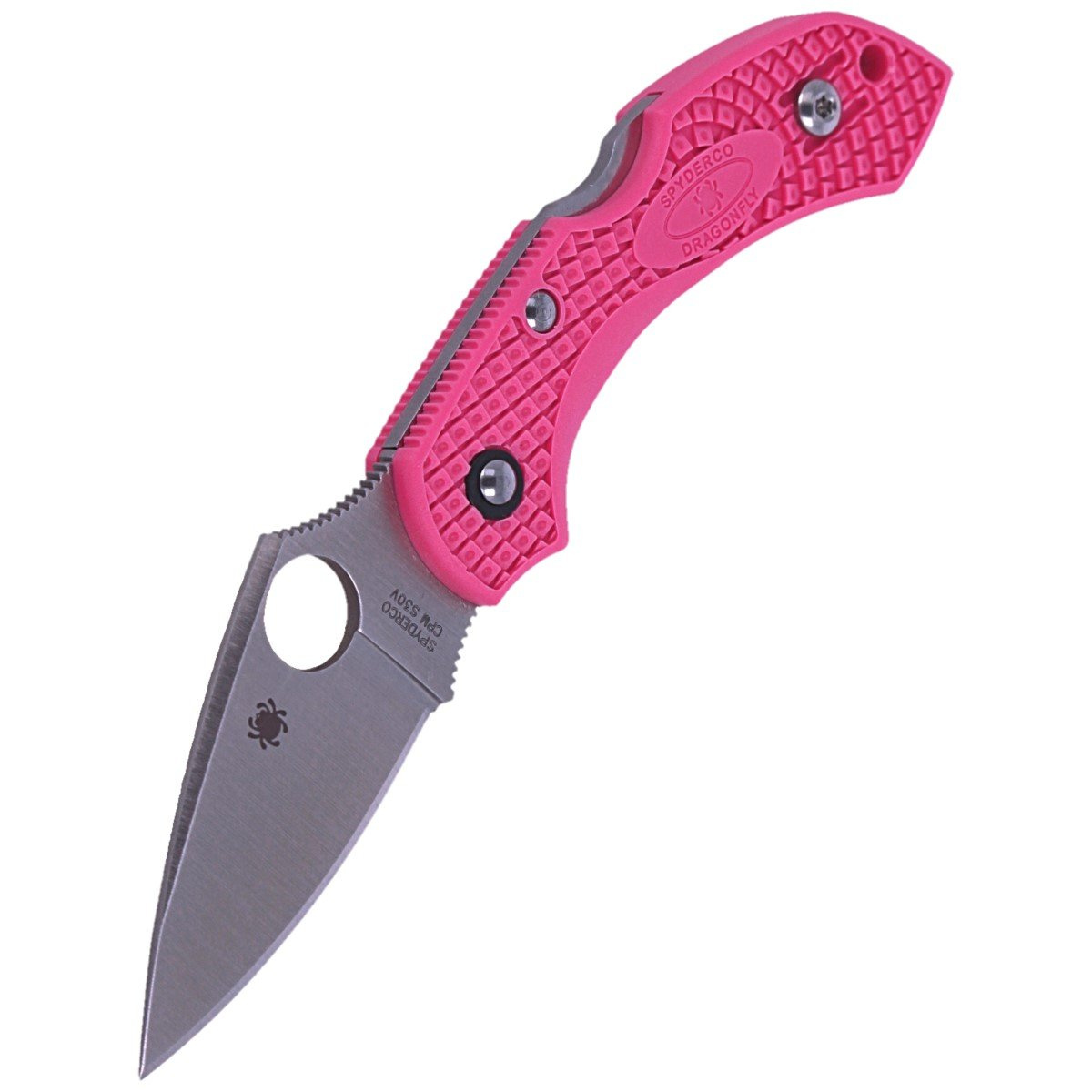 Nóż składany Spyderco Dragonfly 2 FRN Pink, CPM S30V Plain (C28FPPNS30V2) 6 Nóż składany Spyderco Dragonfly 2 FRN Pink, CPM S30V Plain (C28FPPNS30V2)-6