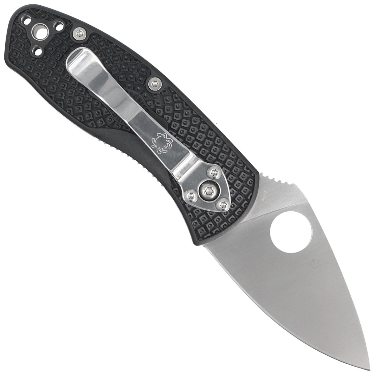 Nóż składany Spyderco Ambitious Black FRN, Plain 8Cr13MoV (C148PBK) 3 Nóż składany Spyderco Ambitious Black FRN, Plain 8Cr13MoV (C148PBK)-3