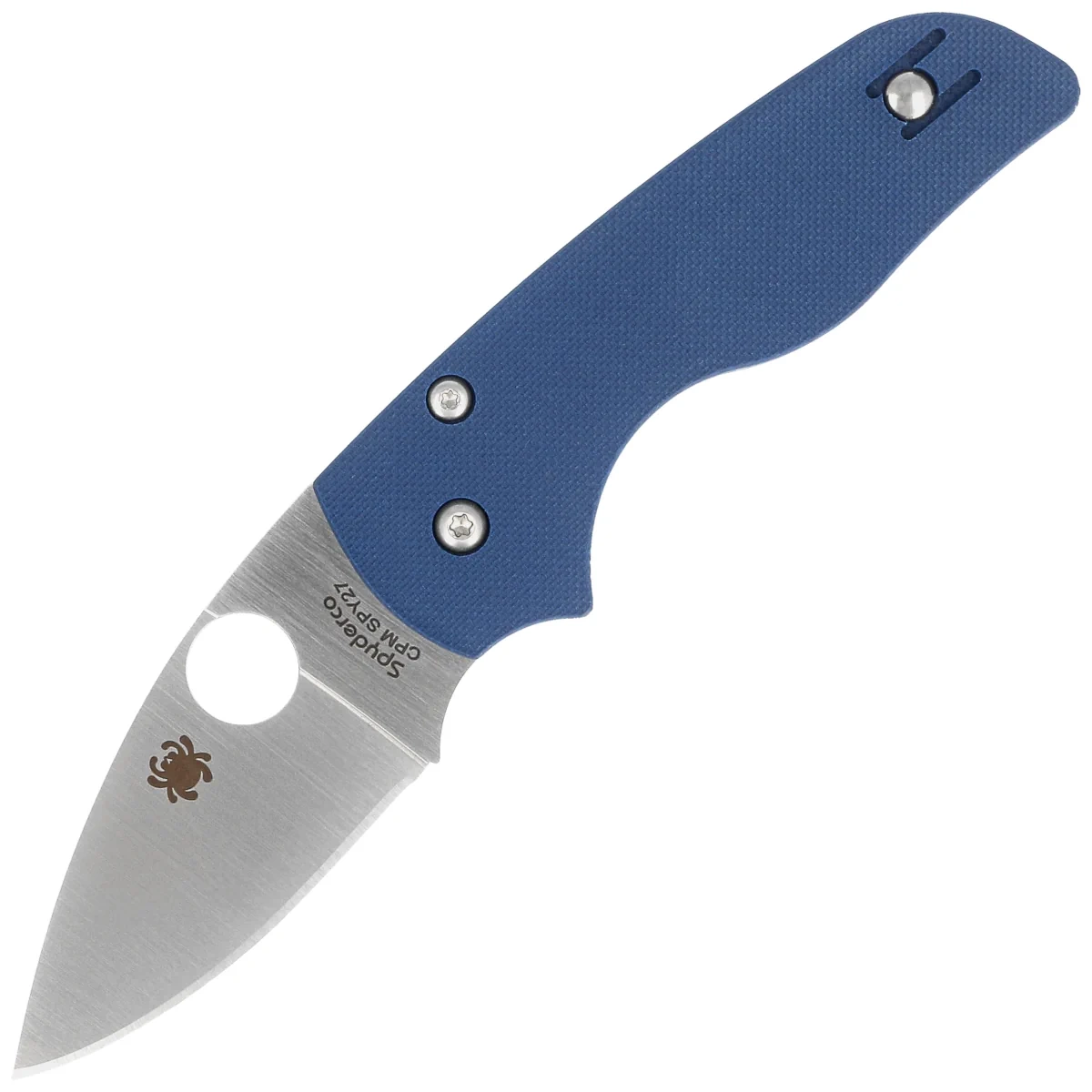 Nóż składany Spyderco Lil’ Native Cobalt Blue G10, Satin CPM SPY27 by Eric Glesser (C230GPCBL)