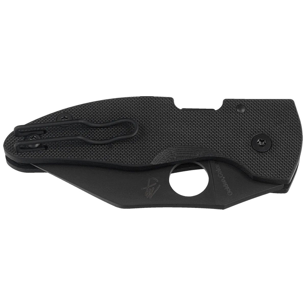 Nóż składany Spyderco MicroJimbo Black G10, Black DLC Plain CPM S30V by Michael Janich (C264GPBK) 2 Nóż składany Spyderco MicroJimbo Black G10, Black DLC Plain CPM S30V by Michael Janich (C264GPBK)-2