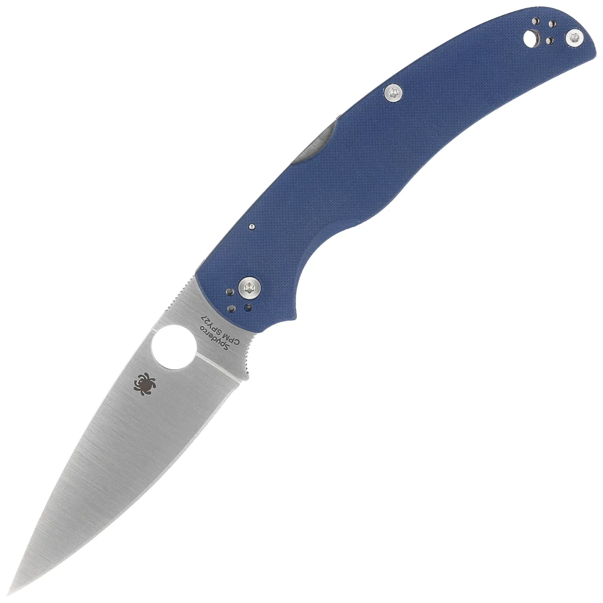 Nóż składany Spyderco Native Chief Cobalt Blue G10, Satin CPM SPY27 by Sal, Eric Glesser (C244GPCBL) 1 Nóż składany Spyderco Native Chief Cobalt Blue G10, Satin CPM SPY27 by Sal, Eric Glesser (C244GPCBL)-1