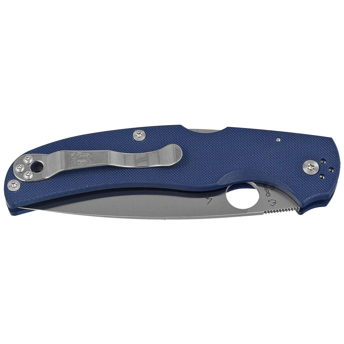 Nóż składany Spyderco Native Chief Cobalt Blue G10, Satin CPM SPY27 by Sal, Eric Glesser (C244GPCBL) 2 Nóż składany Spyderco Native Chief Cobalt Blue G10, Satin CPM SPY27 by Sal, Eric Glesser (C244GPCBL)-2