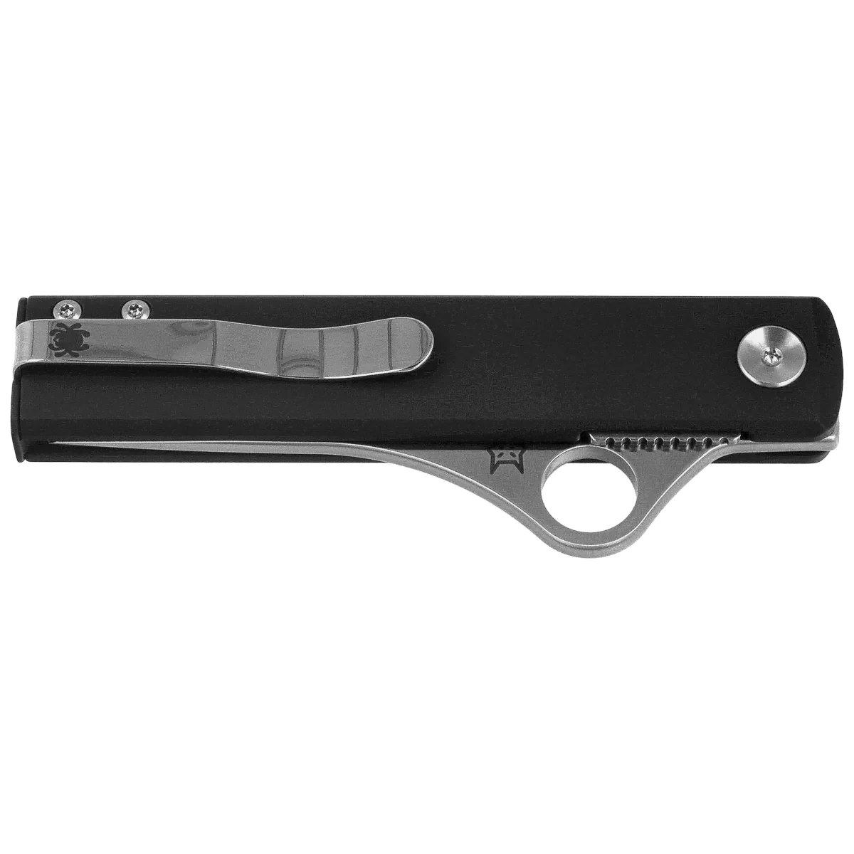 Nóż składany Spyderco Essenza Black Aluminium, Satin N690Co by Riccardo Gobbato (C272ALBKP) 2 Nóż składany Spyderco Essenza Black Aluminium, Satin N690Co by Riccardo Gobbato (C272ALBKP)-2