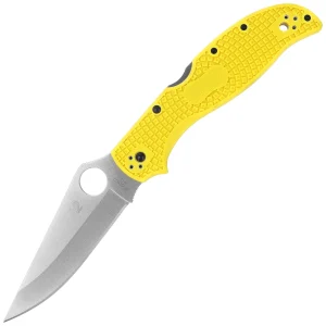Nóż składany Spyderco Stretch 2 XL Lightweight Salt Yellow FRN, Satin H-2 by Sal Glesser (C258PYL)-1