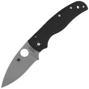 Nóż składany Spyderco Shaman Lightweight Black FRN, Satin CTS BD1N by Sal Glesser (C229PBK)-1