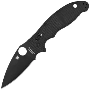 Nóż składany Spyderco Manix 2 SALT Black G10, Black DLC MagnaCut by Eric Glesser (C101GMCBKP2)-1