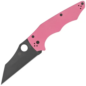 Nóż składany Spyderco Yojumbo Sprint Run Pink G10, Black DLC CPM S30V by Michael Janich (C253GPNBK)-1
