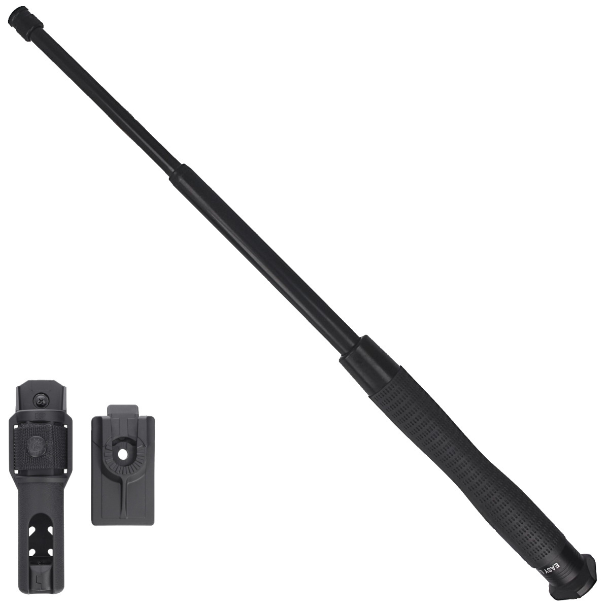 Pałka teleskopowa hartowana ESP Ergonomic Easy Lock Triangle 16'', czarna (ExBTT-16HE-BK BHT-54) 1 jpg