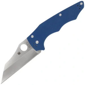 Nóż składany Spyderco YoJumbo Cobalt Blue G10, Satin SPY27 by Michael Janich (C253GPCBL)-1