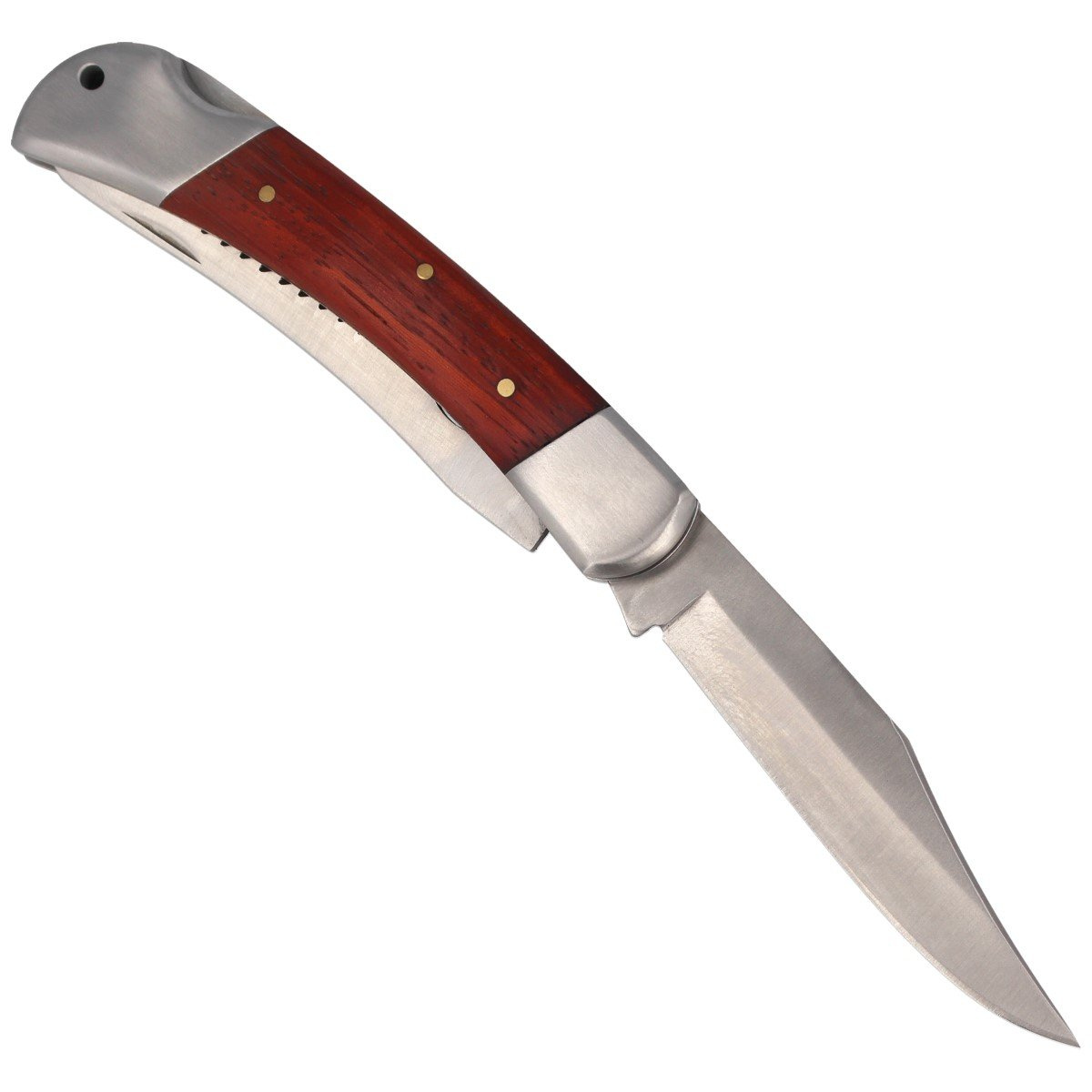 Nóż wędkarski 2 ostrza Herbertz CJH Pakka Wood, Satin (214313 - 10000332) 4 jpg