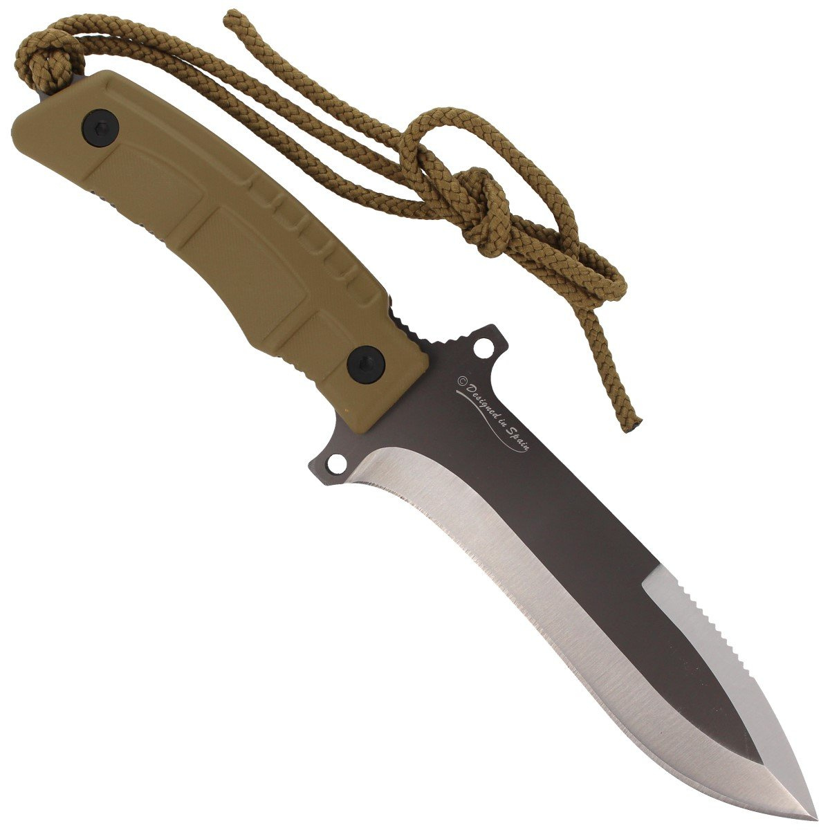 Nóż K25 Tactical Coyote SFL, Titanium Coated z ostrzałką (31959) 3 jpg