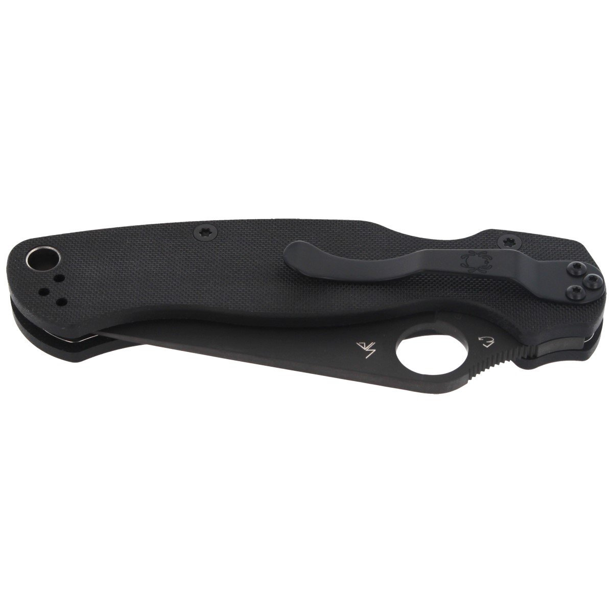 Nóż składany Spyderco Para Military 2 Black G10, Black DLC CPM S45VN by Sal, Eric Glesser (C81GPBK2) 6 jpg
