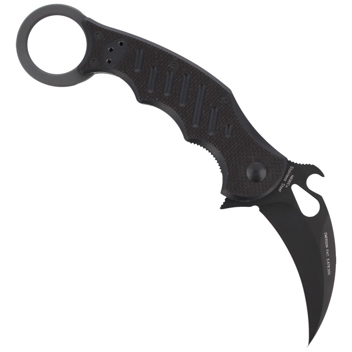 Nóż składany FOX Folding Karambit Emerson Opener G10 Black (FX-599) 3 jpg