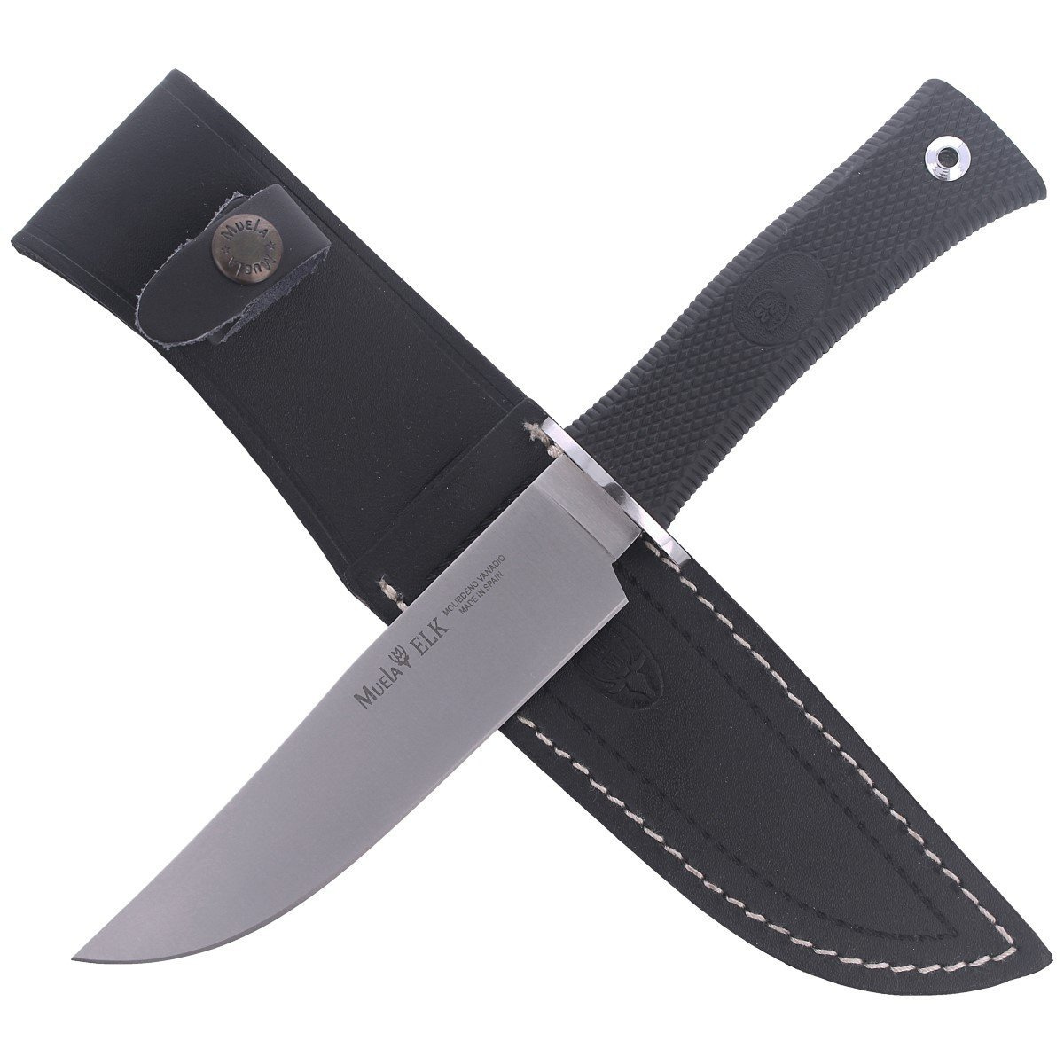 Nóż Muela ELK-14G Black Rubber, Satin X50CrMoV15 4 jpg