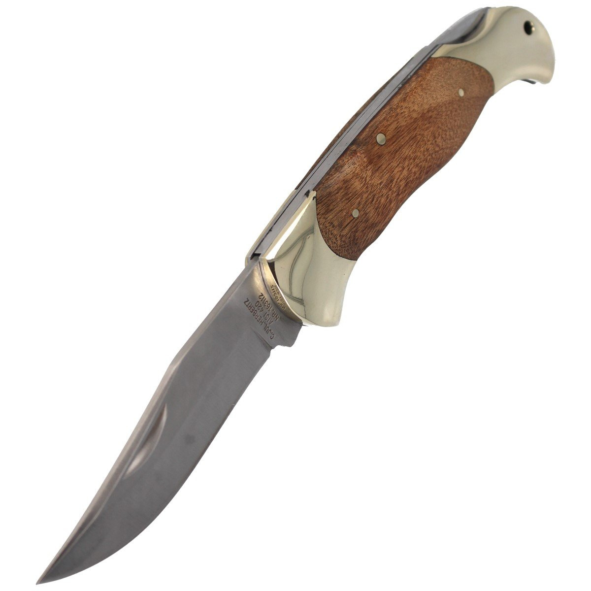 Nóż składany Herbertz CJH Burl Wood/Nickel Silver, Satin 420 (163112) 5 jpg