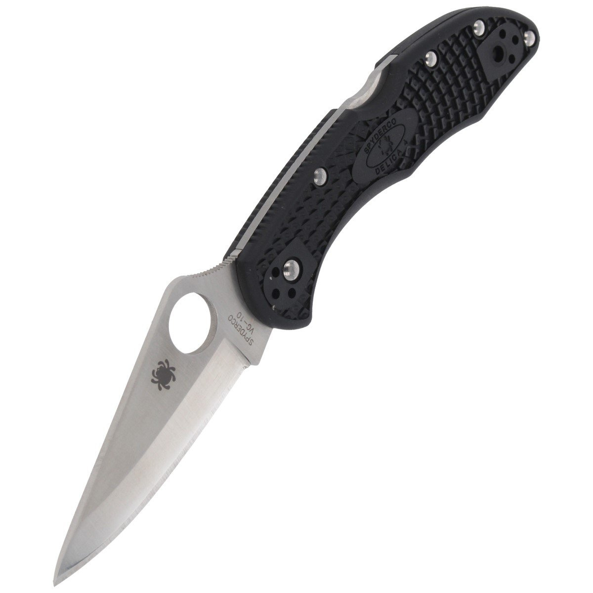Nóż Spyderco Delica 4 FRN Black Plain (C11PBK) 5 jpg
