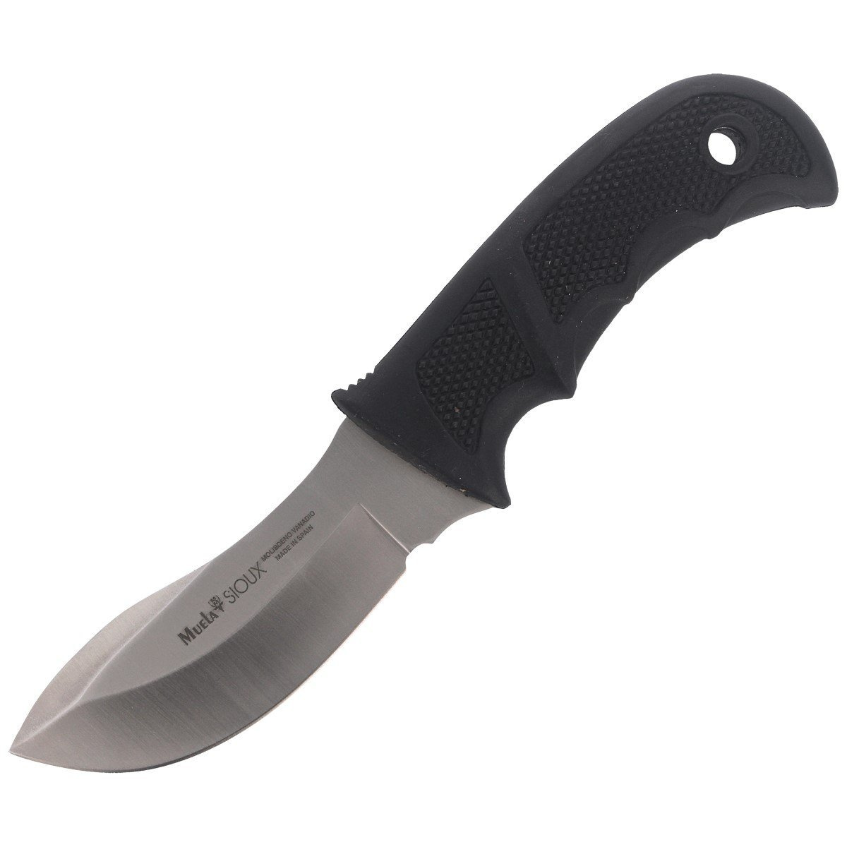 Nóż Muela Skinner Black Polimer, Satin X50CrMoV15 (SIOUX-10G) 2 jpg