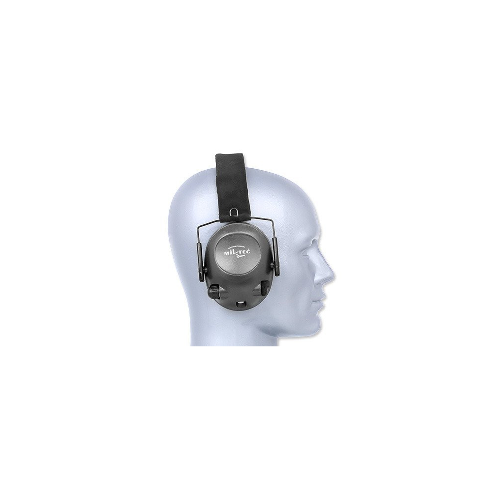 Mil-Tec Plus - Słuchawki Aktywne EED - Czarny - 16243002 3 Zdjęcie 2 — SPC-10610