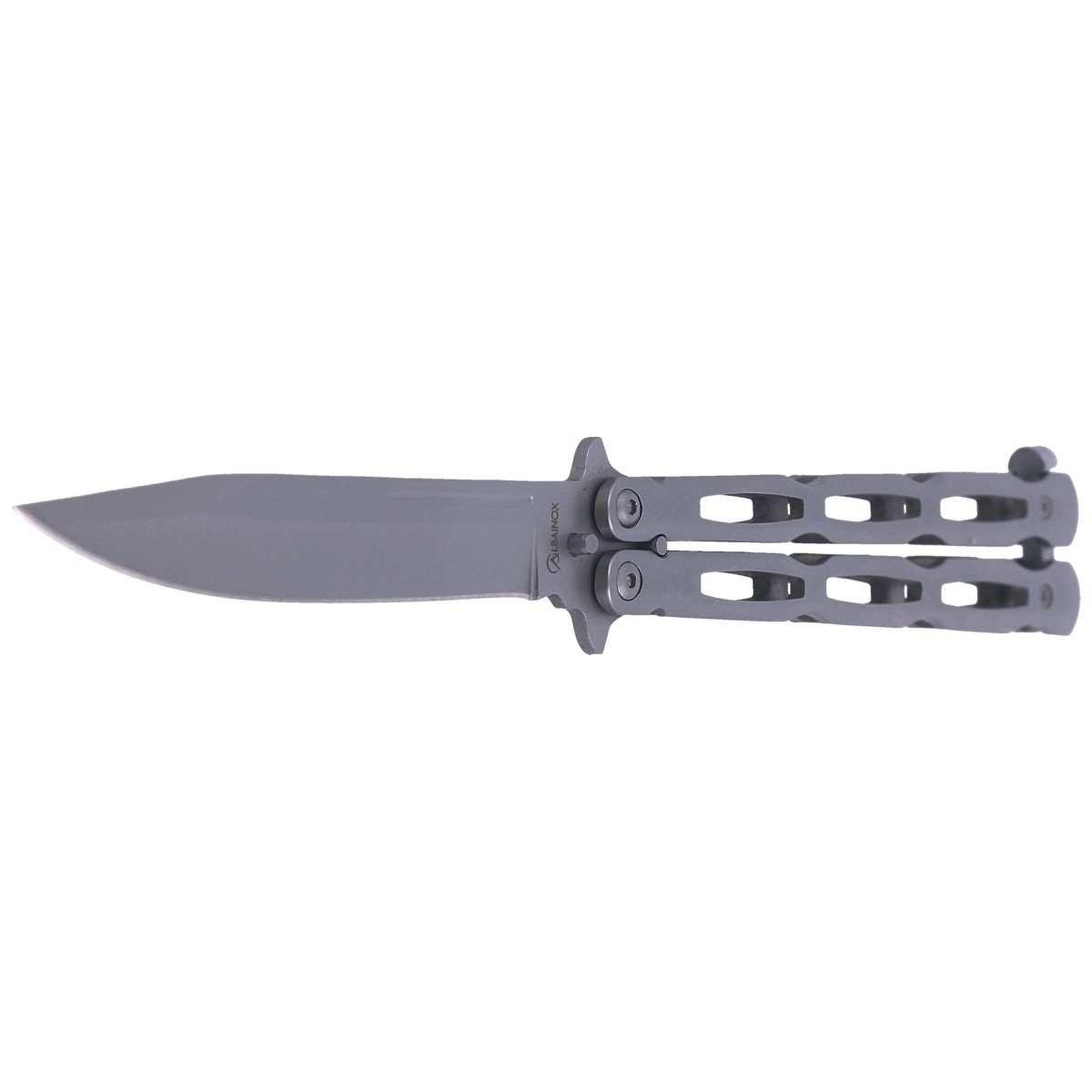 Nóż motylek Martinez Albainox Balisong Steel, Satin Finish (02082) 3 jpg
