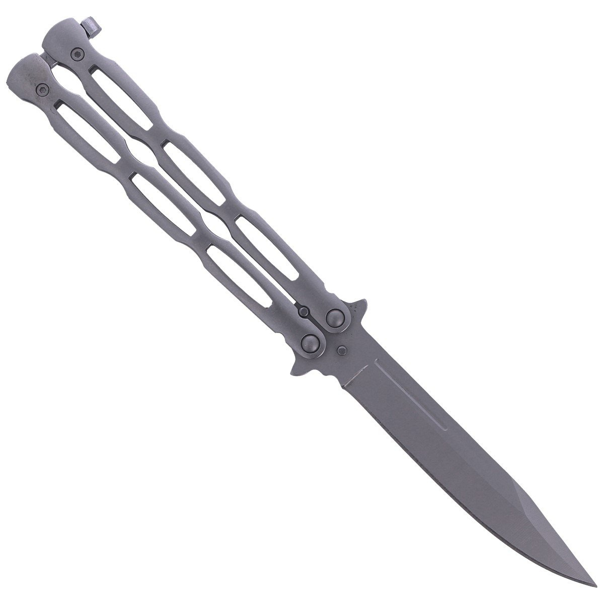 Nóż motylek Martinez Albainox Balisong Steel, Satin Finish (02082) 4 jpg