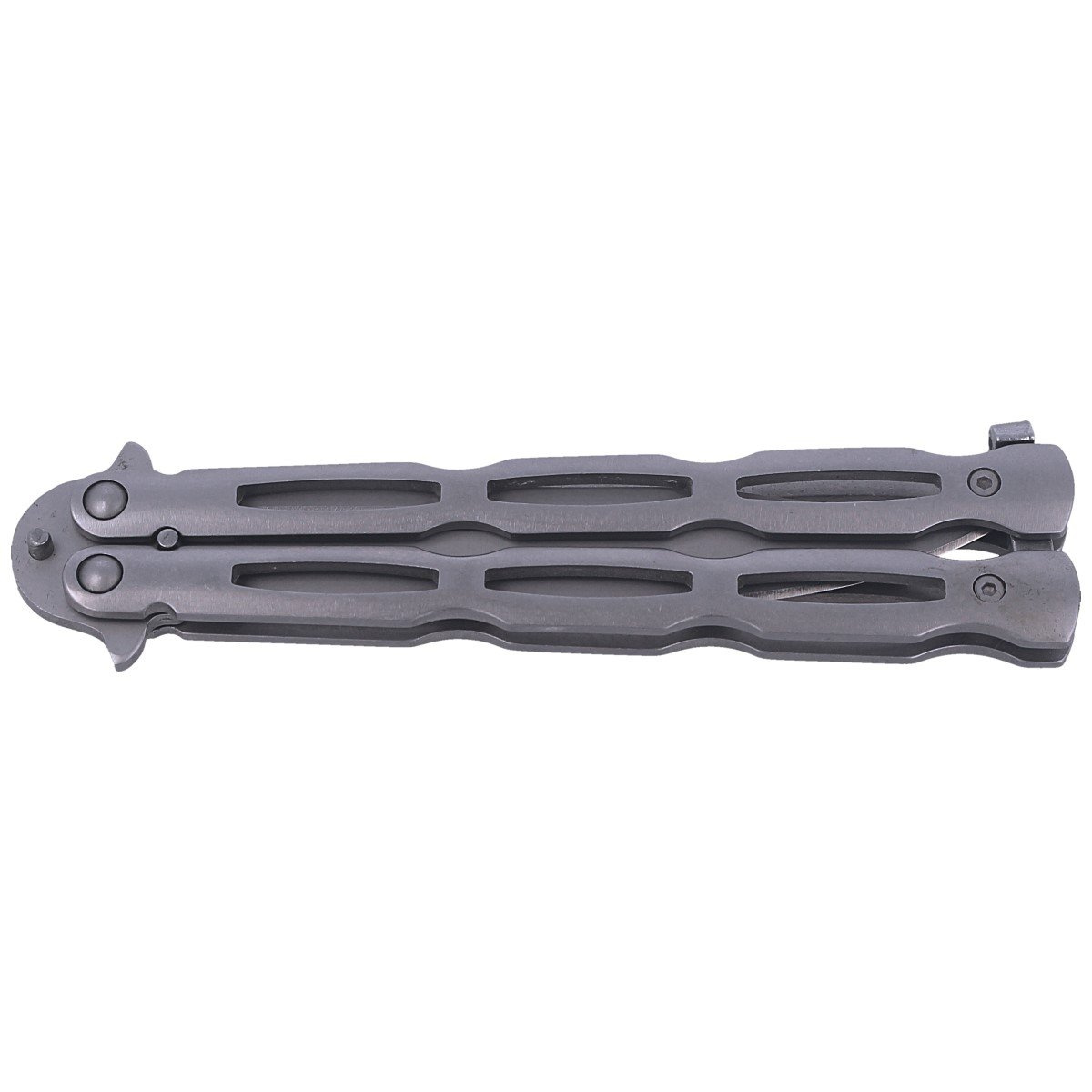 Nóż motylek Martinez Albainox Balisong Steel, Satin Finish (02082) 7 jpg