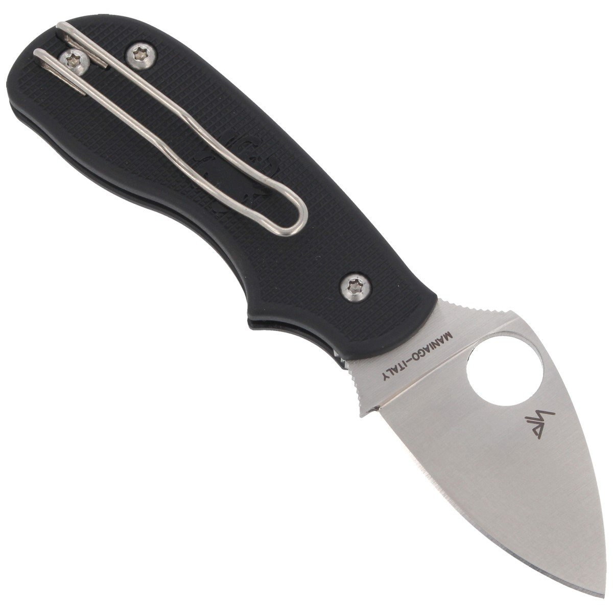 Nóż Spyderco Squeak Lightweight Black Plain (C154PBK) 3 jpg