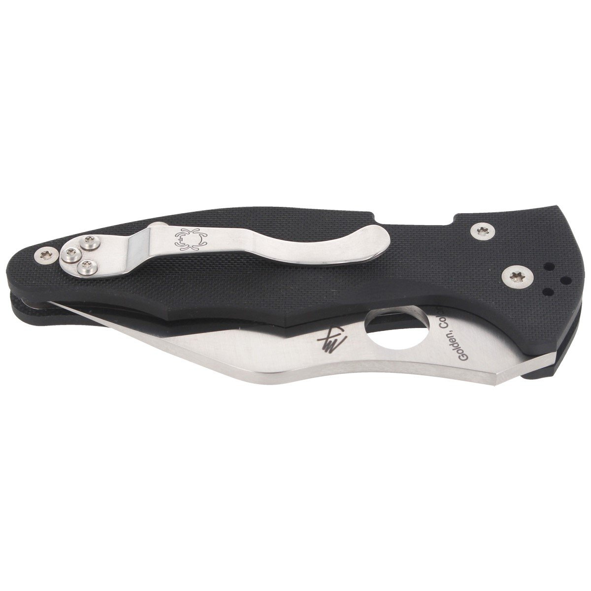 Nóż składany Spyderco Yojimbo 2 Black G10, Satin CPM S30V by Michael Janich (C85GP2) 6 jpg