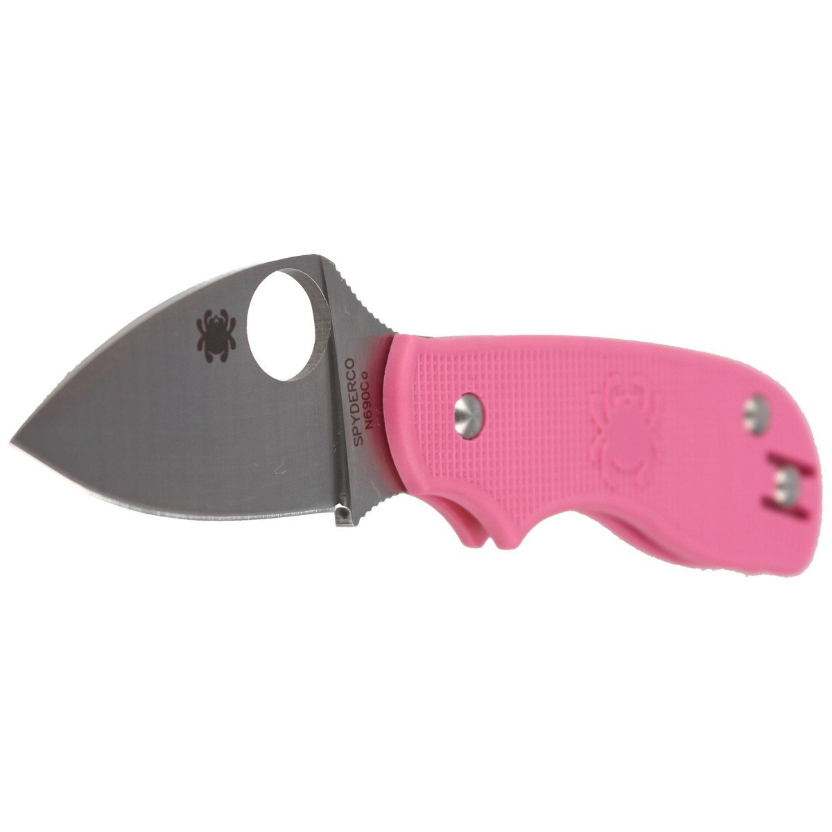 Nóż Spyderco Squeak Lightweight Pink Plain (C154PPN) 2 jpg