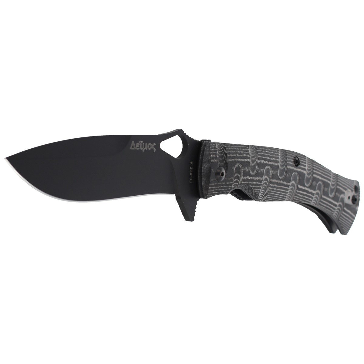 Nóż składany FOX Deimos Black Micarta, Black Idroglider by Citadel (FX-0110 M) 2 jpg