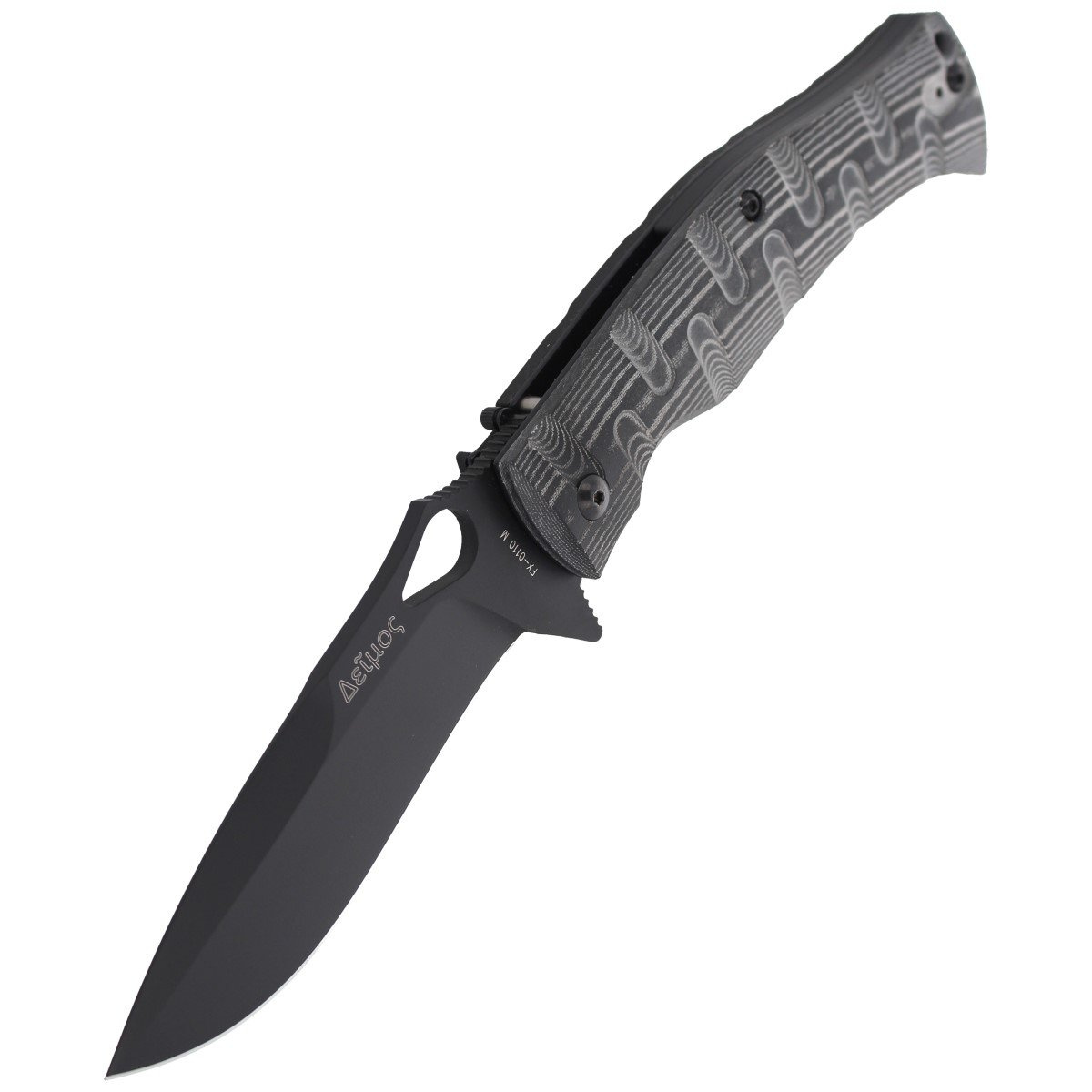 Nóż składany FOX Deimos Black Micarta, Black Idroglider by Citadel (FX-0110 M) 5 jpg