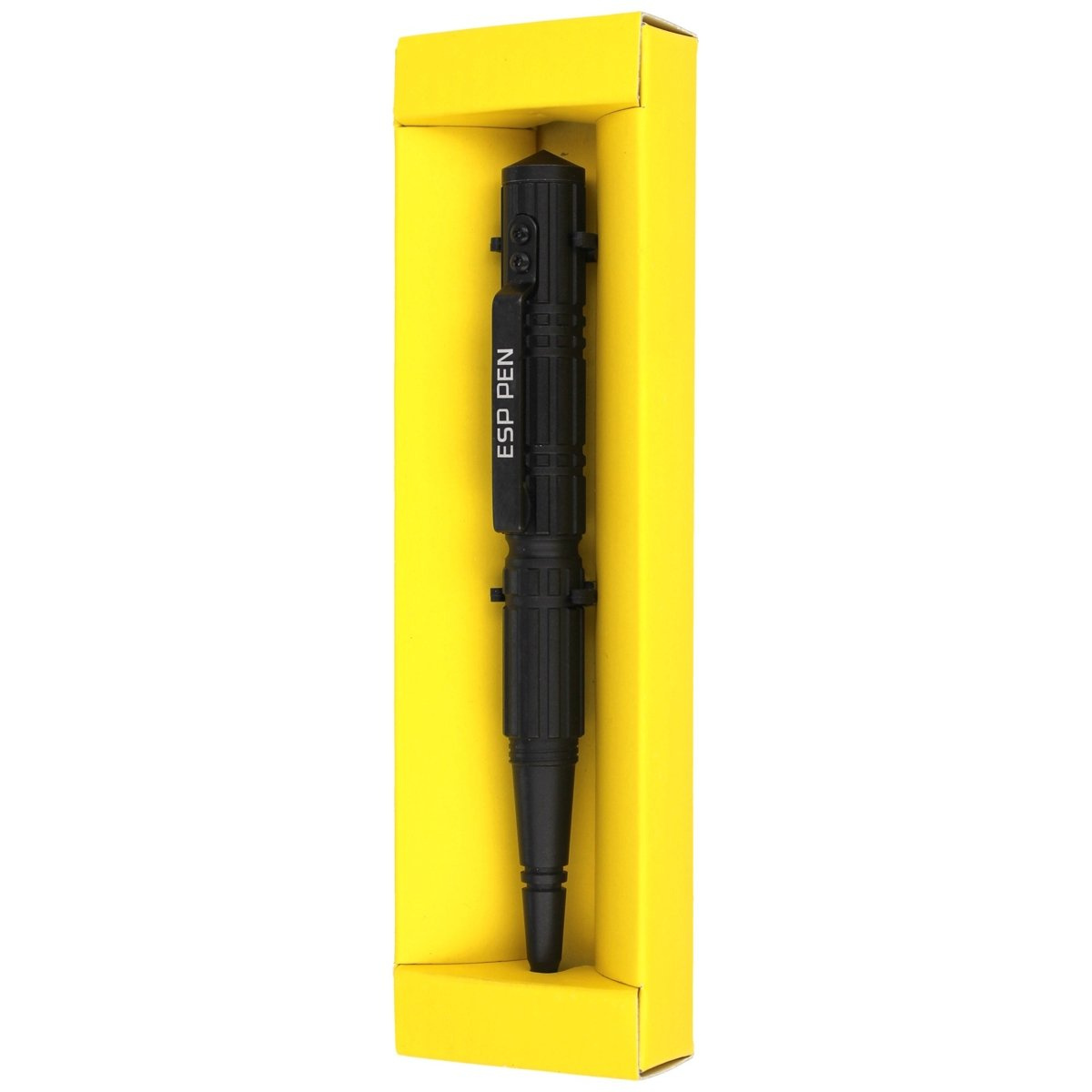 Długopis taktyczny ESP Black z aluminium lotniczego, 160 mm 2 jpg