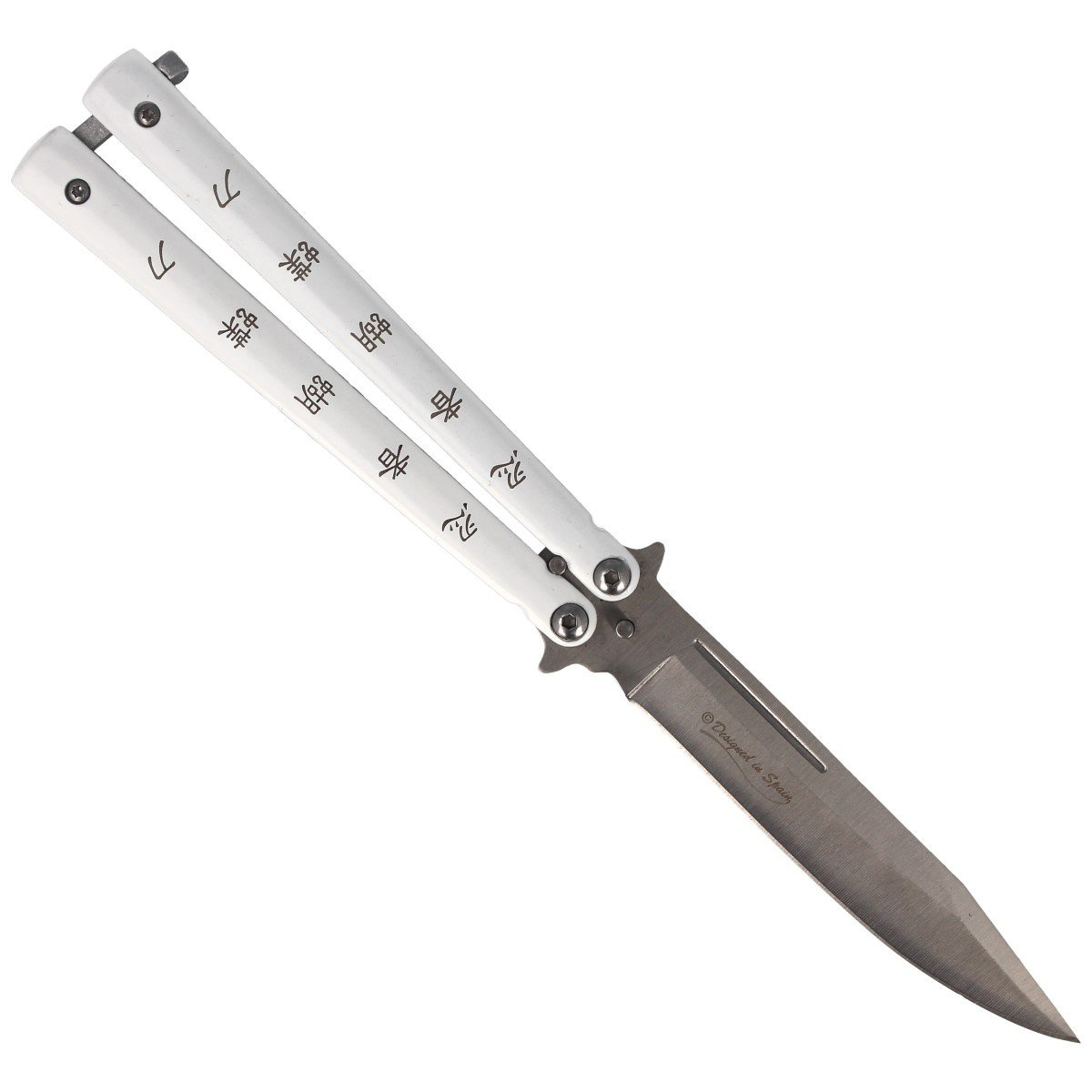 Nóż motylek Martinez Albainox Balisong Ninja Dragon, Satin Finish (02096) 3 jpg