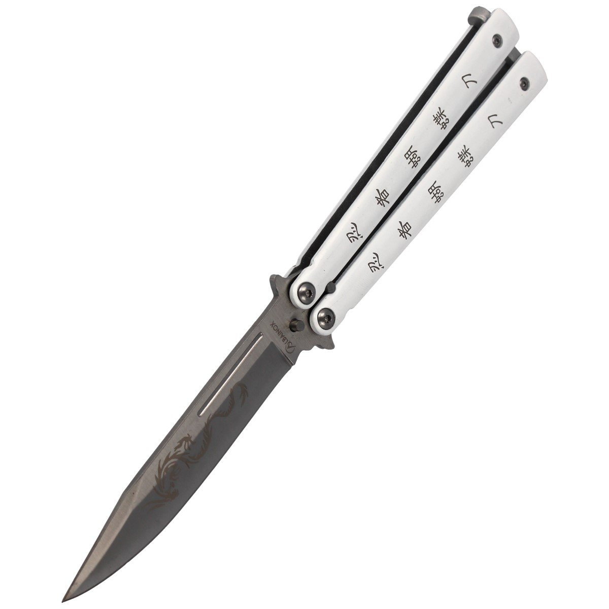 Nóż motylek Martinez Albainox Balisong Ninja Dragon, Satin Finish (02096) 5 jpg