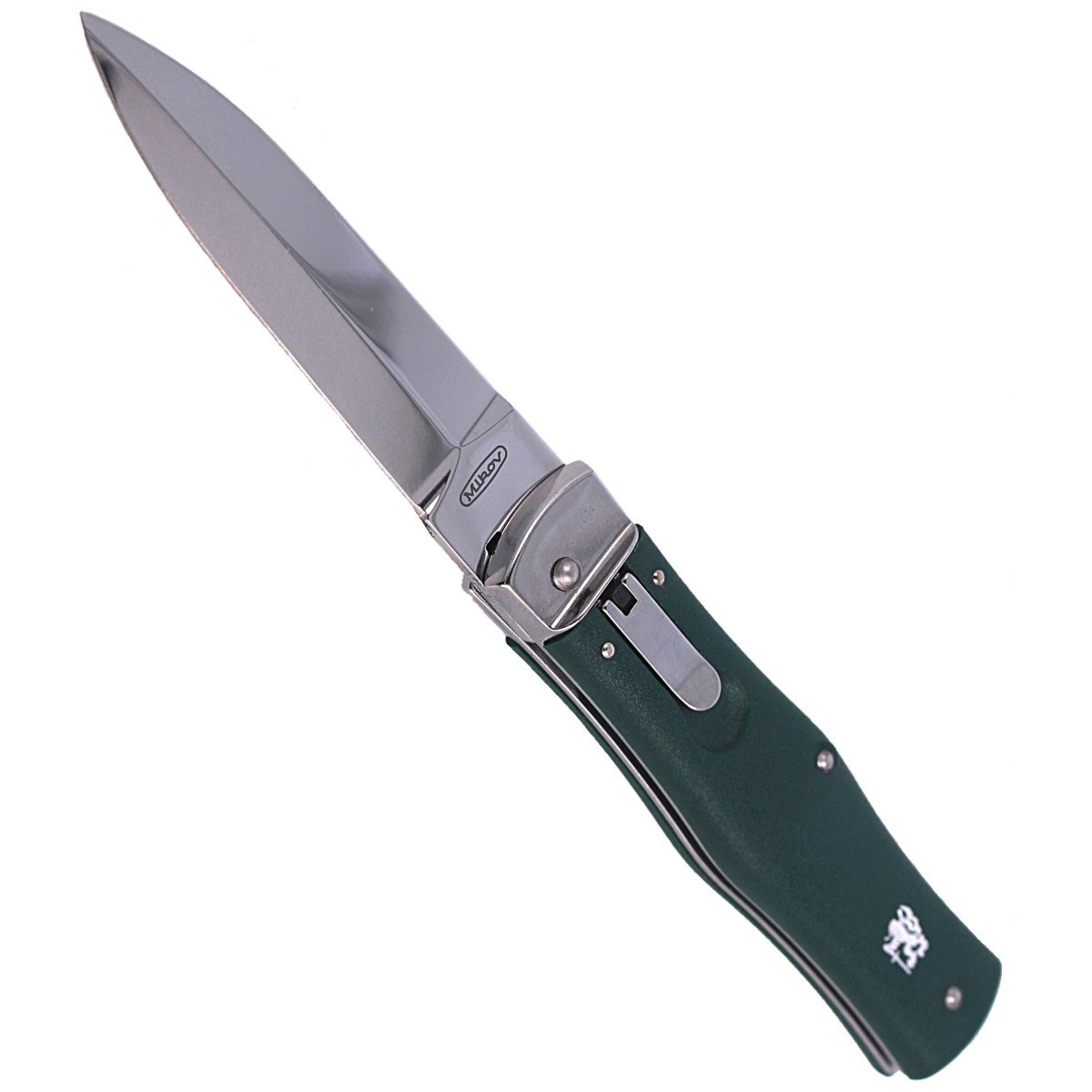 Nóż sprężynowy Mikov Predator ABS, Klips (241-NH-1/N GREEN) 4 jpg
