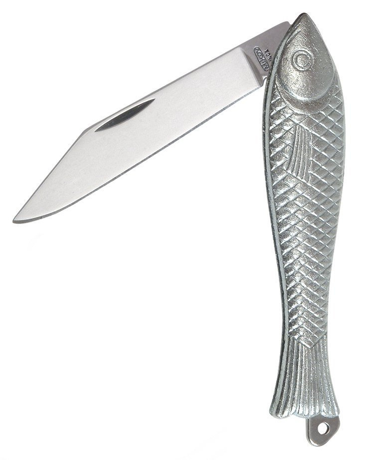 Nóż składany Mikov Fishlet 130 Classic, Silver (130-NZN-1) 3 jpg