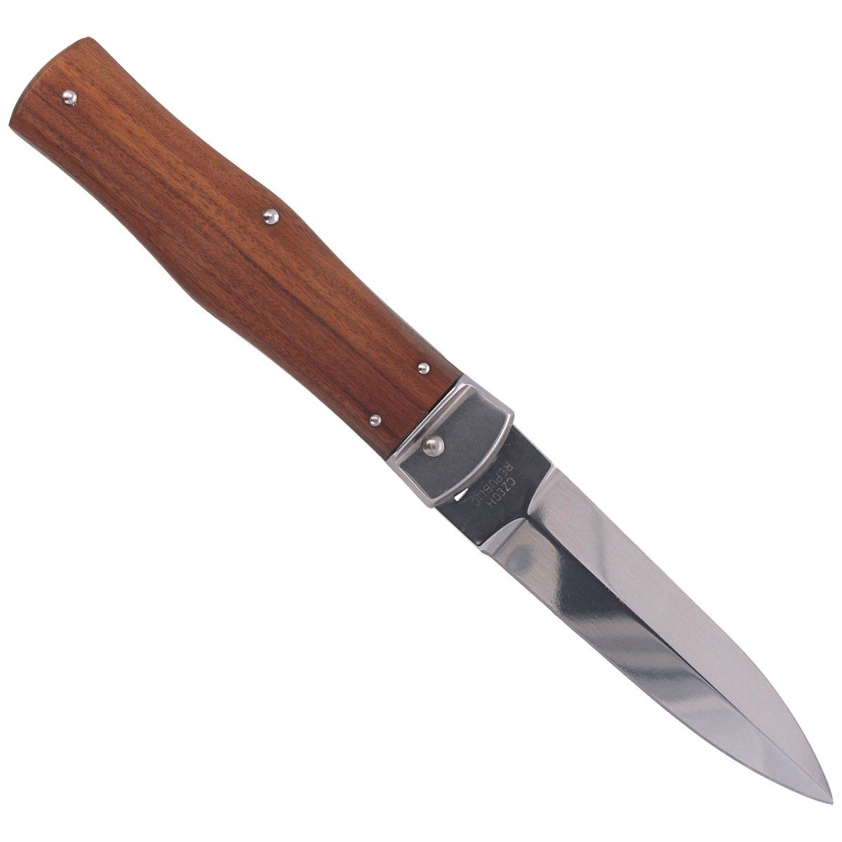 Nóż sprężynowy Mikov Predator Palisander Wood (241-ND-1/KP) 3 jpg