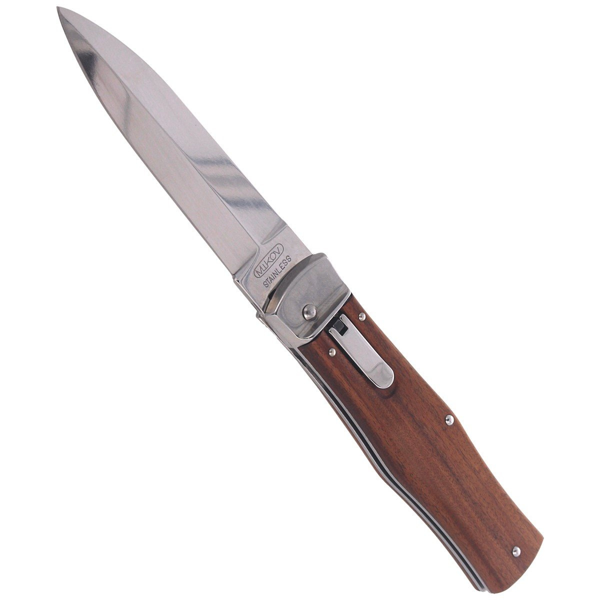 Nóż sprężynowy Mikov Predator Palisander Wood (241-ND-1/KP) 5 jpg
