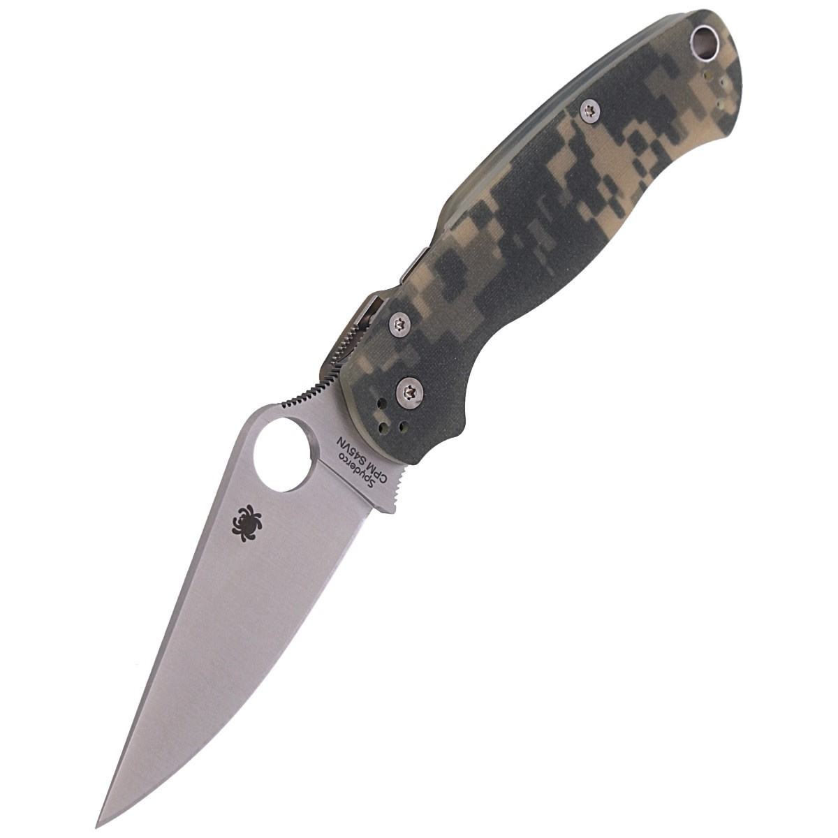Nóż składany Spyderco Para Military 2 Digital Camo G10, Satin CPM S45VN by Sal, Eric Glesser (C81GPCMO2) 5 jpg