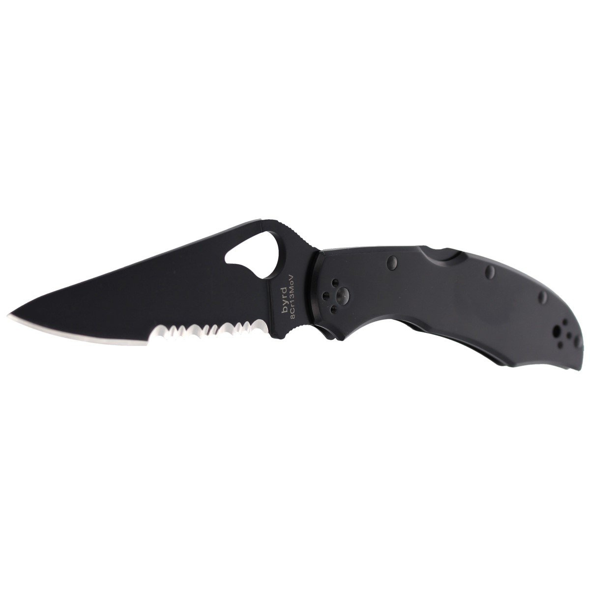 Nóż składany Spyderco Byrd Cara Cara 2 Stainless, Black Blade Combination (BY03BKPS2) 2 jpg