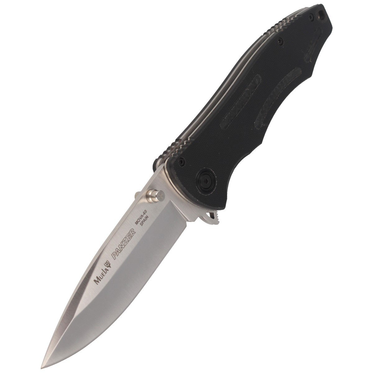 Nóż składany Muela Panzer-10 Black PTB/Fiber Glass, Satin X60CrMoV15 5 jpg