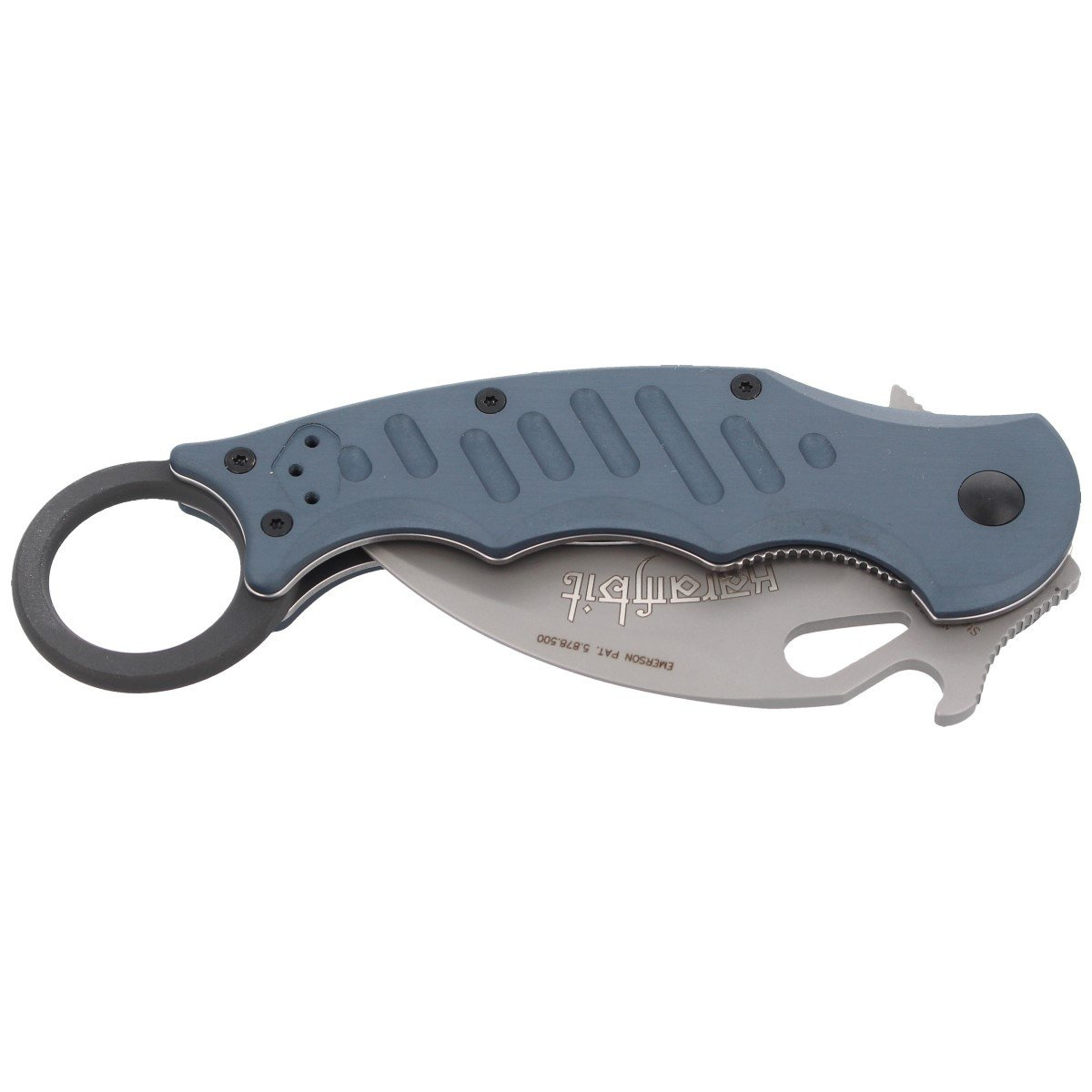 Nóż składany Fox Karambit w/ Emerson Wave Grey Aluminium, Sandblasted N690Co (478) 4 jpg