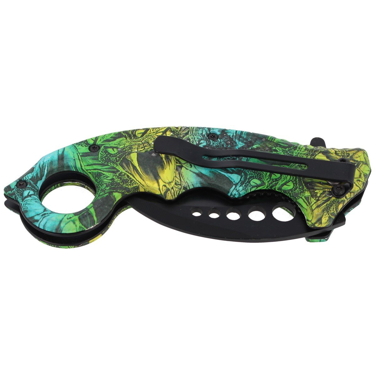 Nóż składany karambit Herbertz CJH Snake Design, Black Blade (ART000139 - 572613) 6 jpg