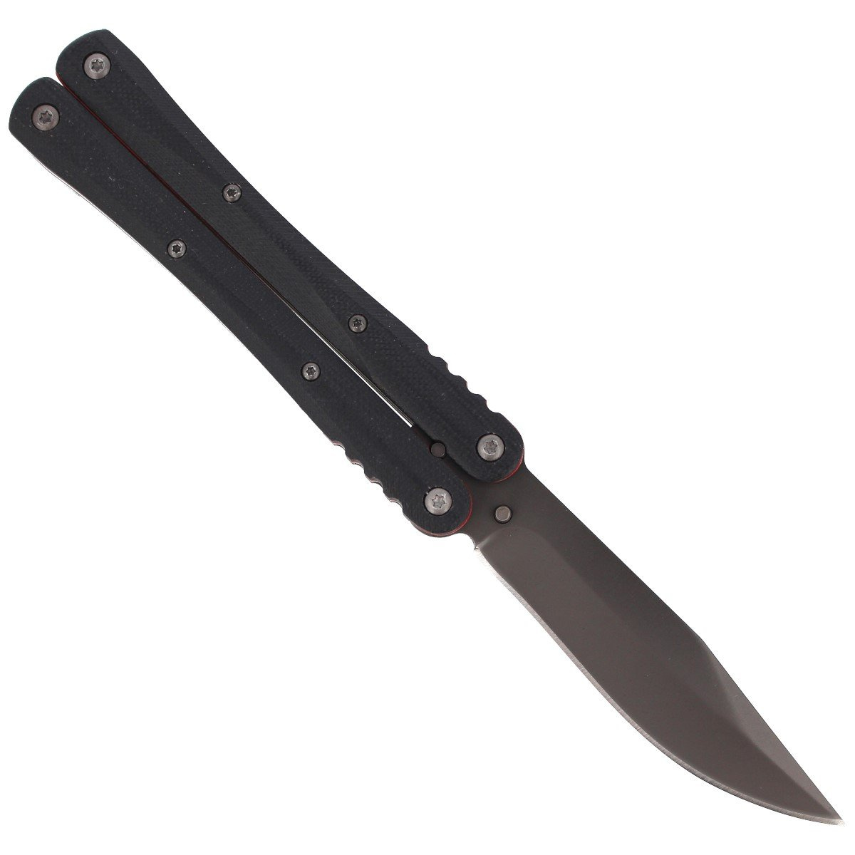 Nóż składany motylek BlackFox Balisong G10, Titanium (BF-500) 3 jpg