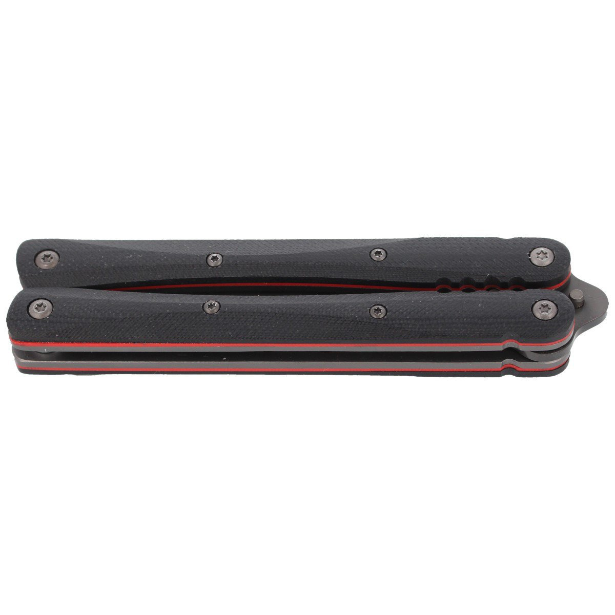 Nóż składany motylek BlackFox Balisong G10, Titanium (BF-500) 4 jpg