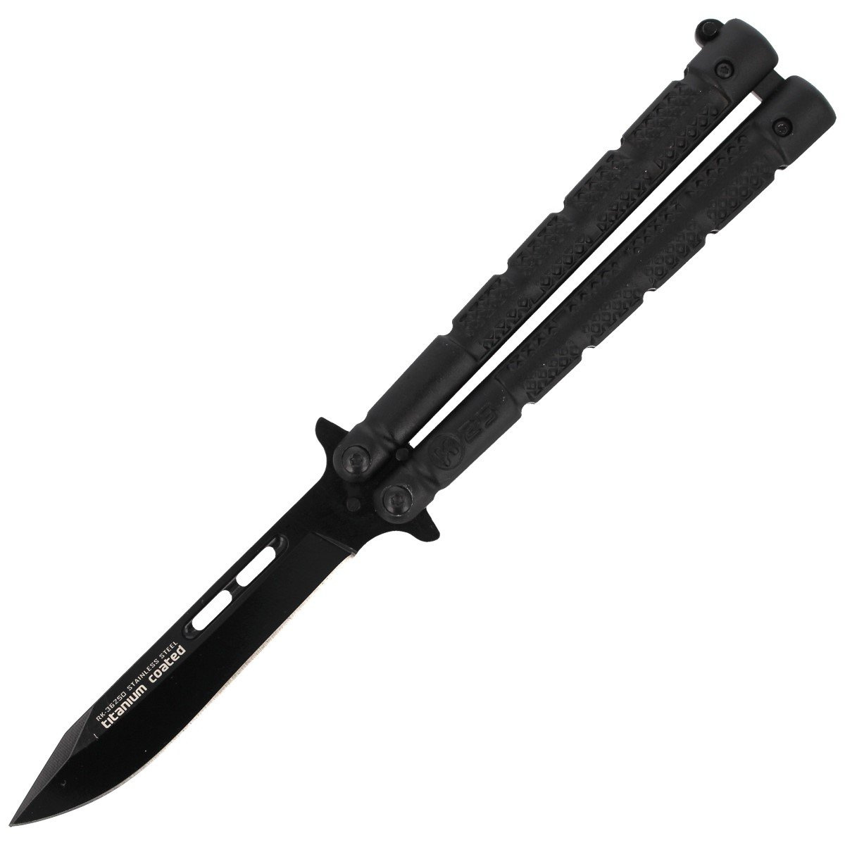 Nóż składany motylek K25 / RUI Balisong Titanium Coated (36250) 1 jpg