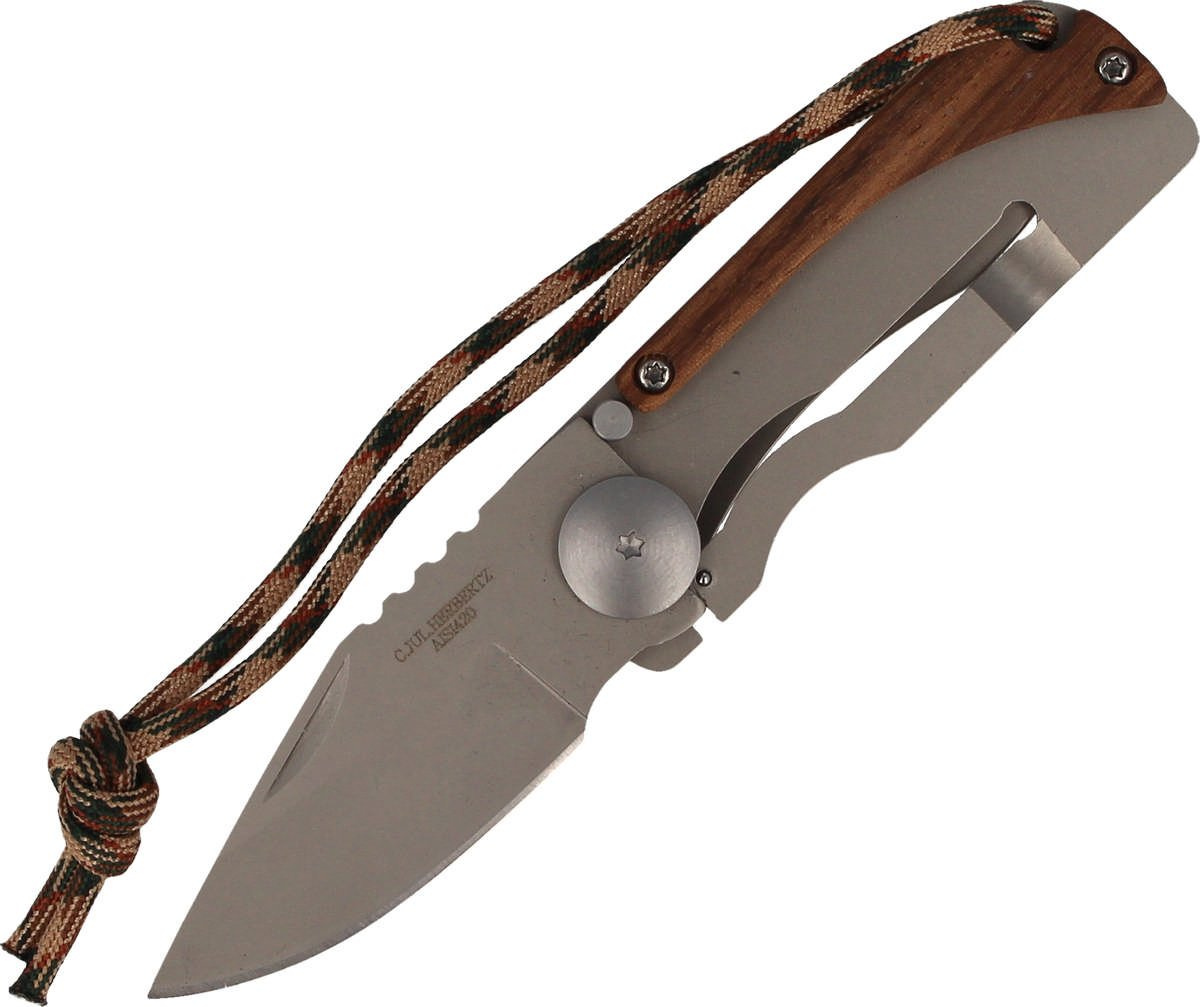 Nóż składany Herbertz Solingen Hit Zebra Wood / Stainles, Satin (578208) 1 jpg