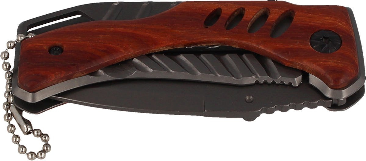 Nóż składany Herbertz Solingen Cocobolo Wood, Titanium Coated (582909) 6 jpg