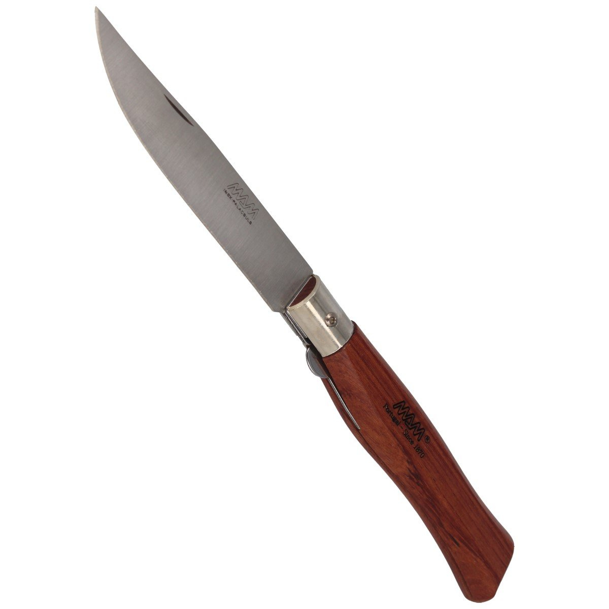 Nóż składany myśliwski MAM Douro Hunter's z blokadą, Bubinga Wood 105mm (2060) 4 jpg