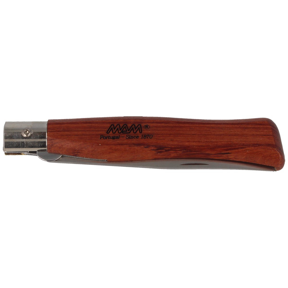 Nóż składany myśliwski MAM Douro Hunter's z blokadą, Bubinga Wood 105mm (2060) 6 jpg