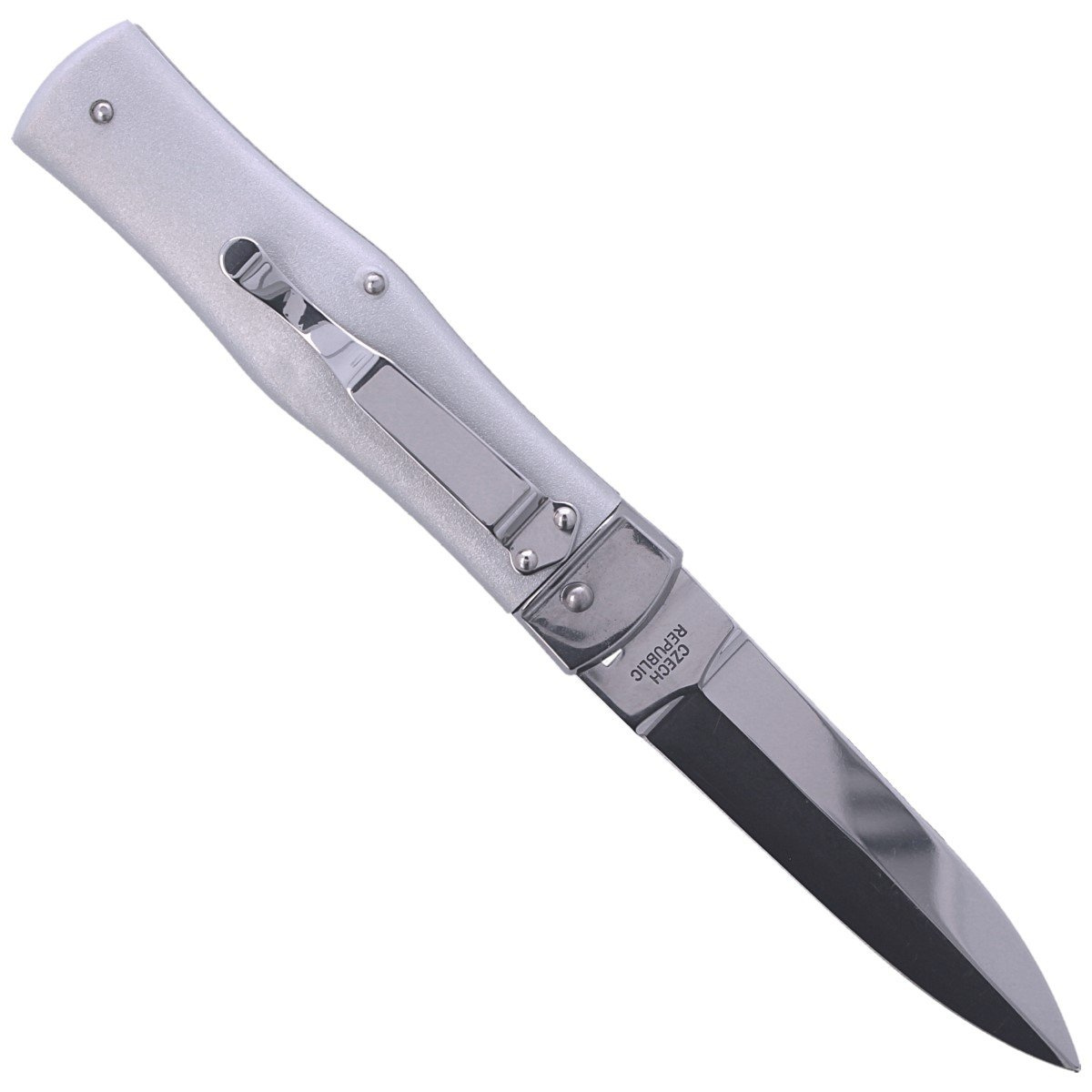 Nóż sprężynowy Mikov Predator ABS, Klips (241-NH-1/N GREY) 3 jpg